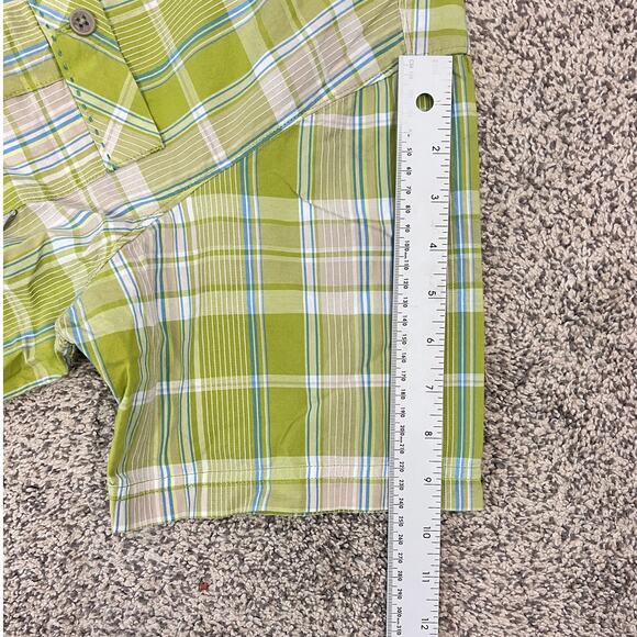 Columbia Mens L Outdoors Fishermancore Coastal Nautical Plaid Button-Up Shirt - Picture 9 of 10